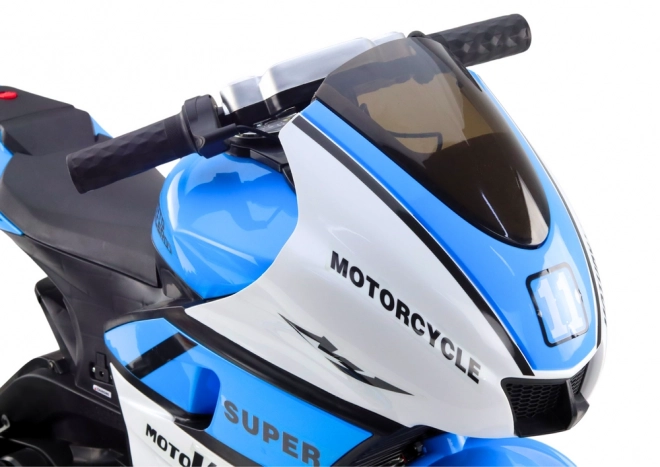 Blauer Kindermotorrad