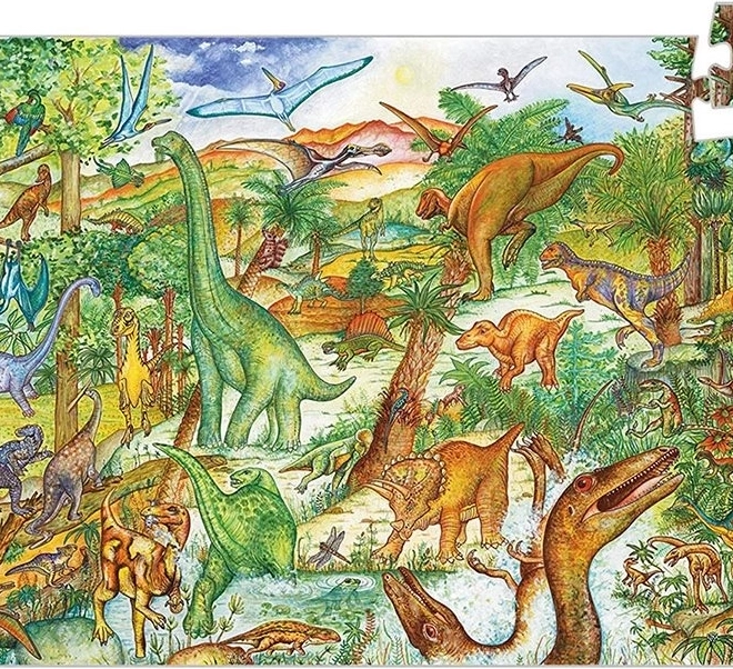 Djeco Puzzle Dinosaurier 100 Teile