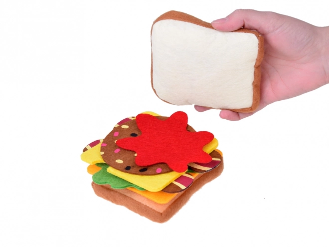 Spielset Brot und Gemüse für Sandwiches