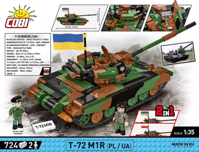 Cobi T-72 M1R Panzer Modellbausatz