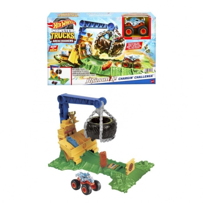 Hot Wheels Monster Trucks Arena: Herausforderung für Rhinomite Spielset