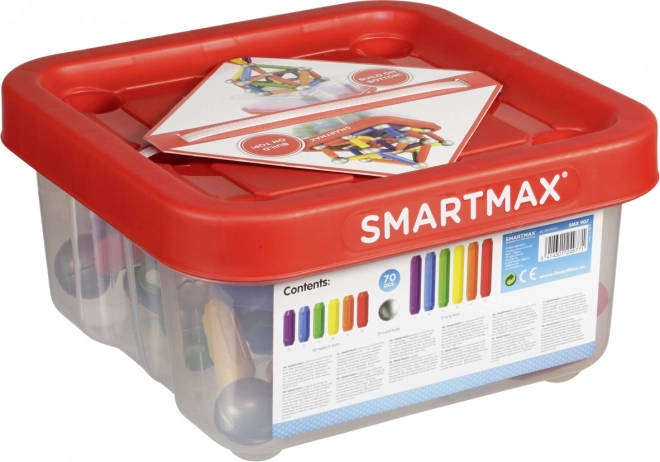 SmartMax Magnetisches Bauset - Großer Behälter mit 70 Teilen