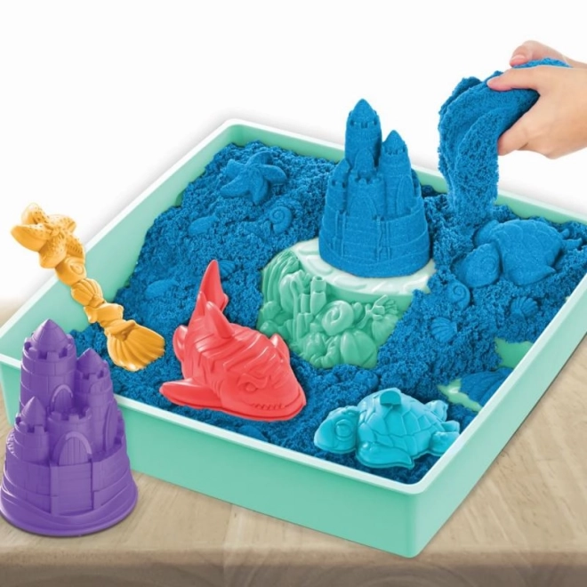 Kinetischer Sand Sandbox Set Blau