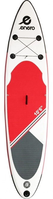 Paddleboard in Rot und Weiß