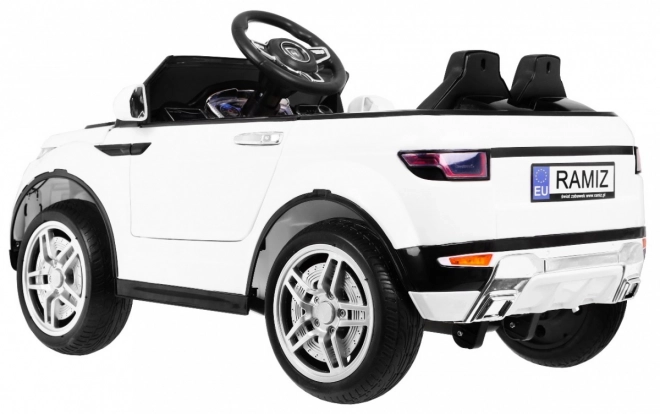 Elektrisches Sportauto Rapid Racer Weiß