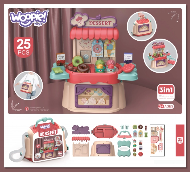 Woopie kleine Konditor-Küche 3-in-1 Spielset