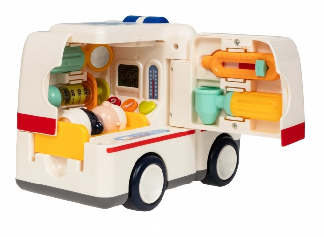 Ambulanz mit Musik und Licht