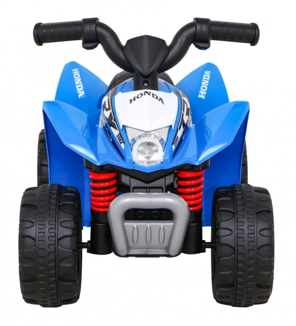 Elektrischer Kinderquad Honda TRX mit Hupe und LED-Beleuchtung – blau