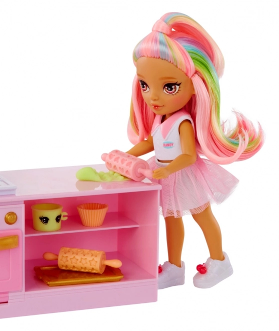 Rainbow High Spielset mit kleiner Schwester – Bäckerei