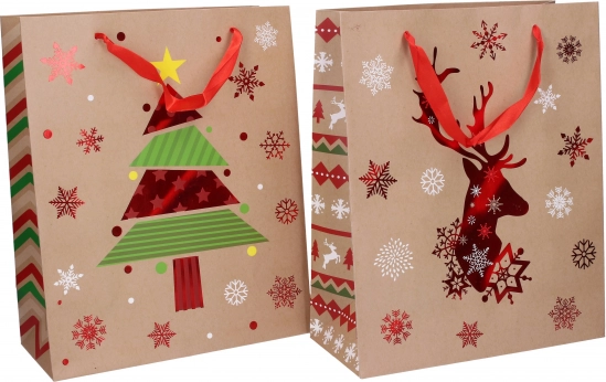 Geschenktasche Weihnachten Mittelgroß