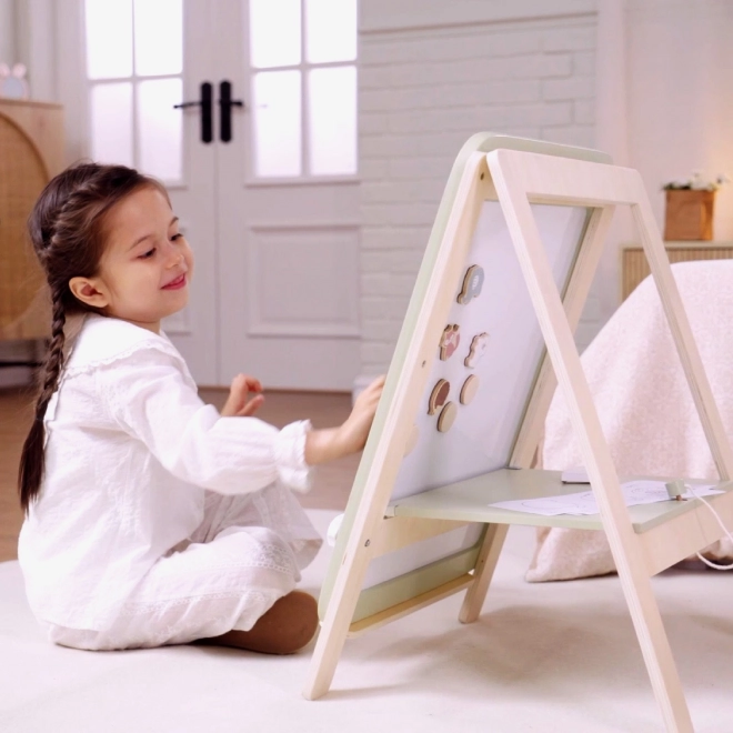Verstellbare Holztafel für Kinder