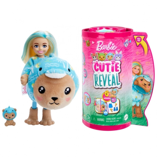 Barbie Cutie Reveal Chelsea Puppe Bär - Delfin