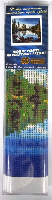 Diamantmalerei Stiller See 30x40 cm