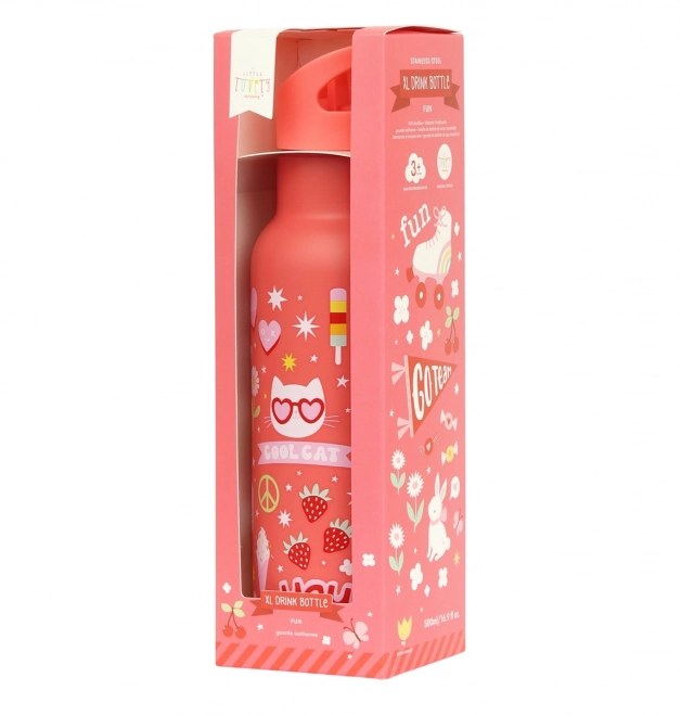 A Little Lovely Company Trinkflasche aus Edelstahl 500 ml – Unterhaltung