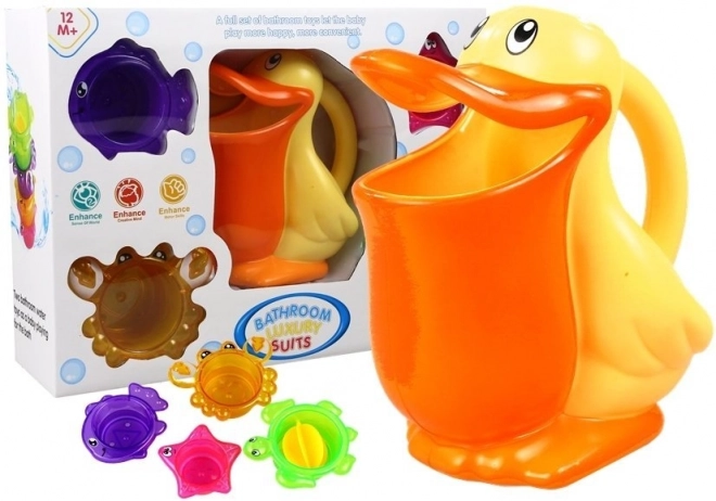 Badespielzeug Pelikan und Tiere Formen