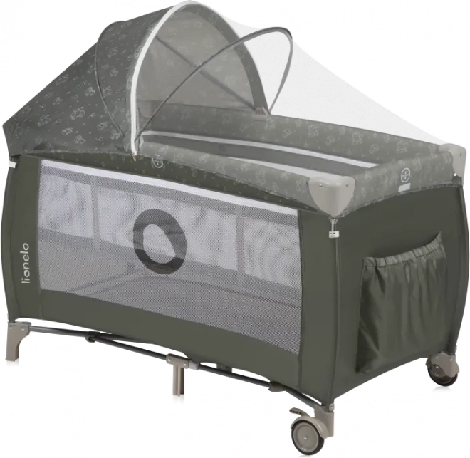 Reisebett Lionelo Sven Plus Beige Olive