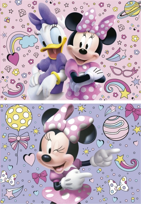 Puzzle 2x48 Teile MINNIE von EDUCA