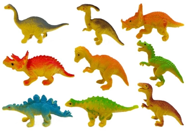 Umfangreiches Set mit Dinosauriern und Autos