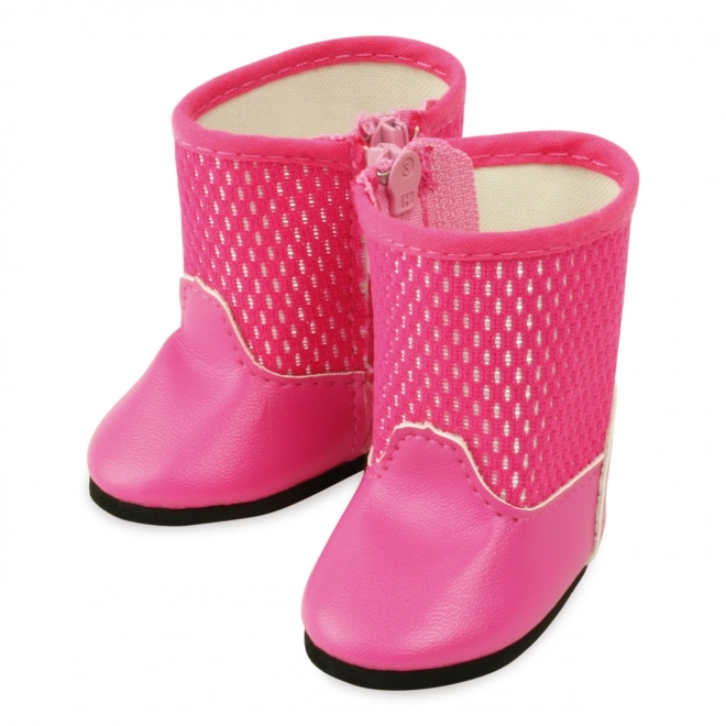 Petitcollin rosa Stiefel für Puppen