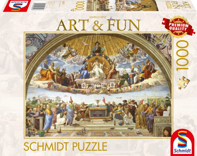 Schmidt Puzzle Kunst & Spaß: Disput über das Sakrament