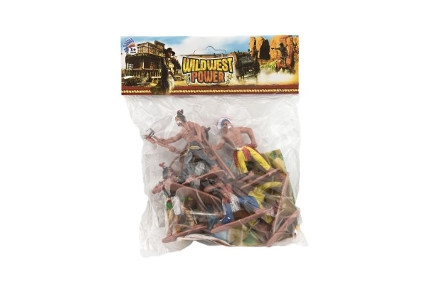 Indianerfiguren mit Karte