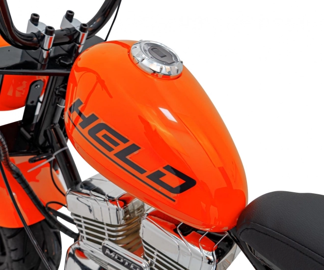 Motorrad Chopper Warrior Orange