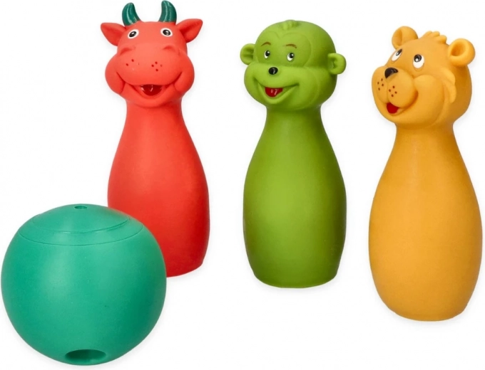 Lustige Tiere und kräftige Farben