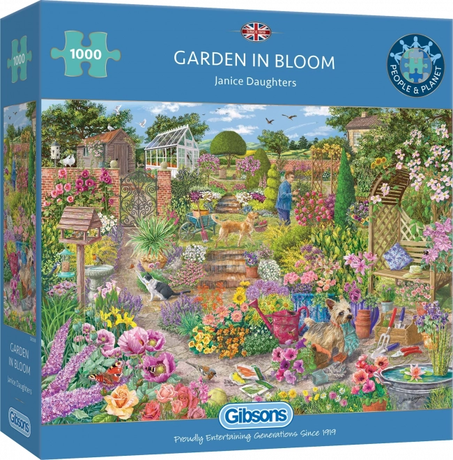 Puzzle Blühender Garten 1000 Teile