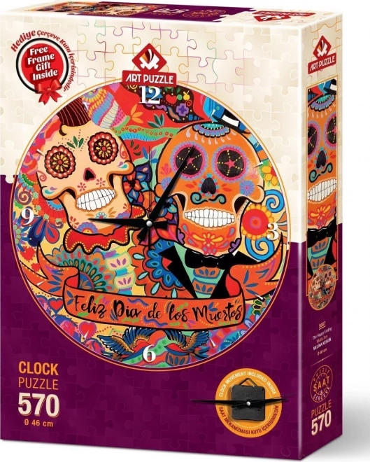 Rätsel Puzzle Uhr Glückliches Ende 570 Teile