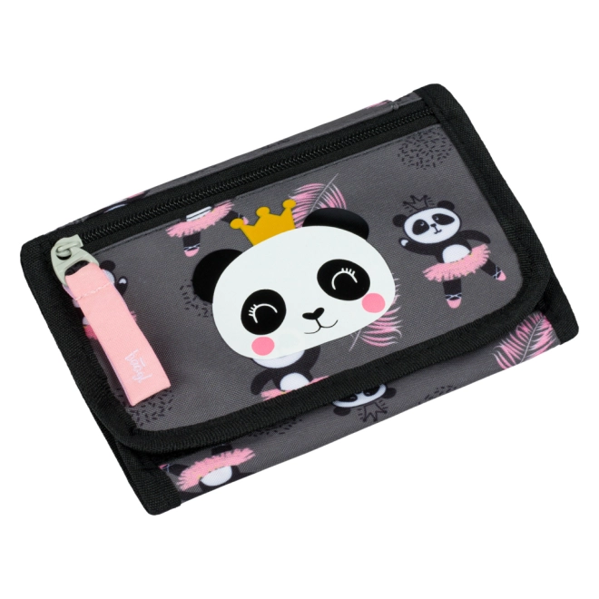 Verspieltes Panda-Motiv, das Kinder lieben