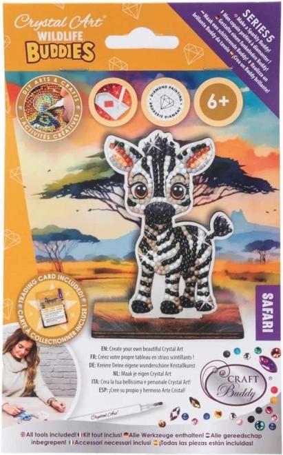 Diamantmalerei Safari: Zebra