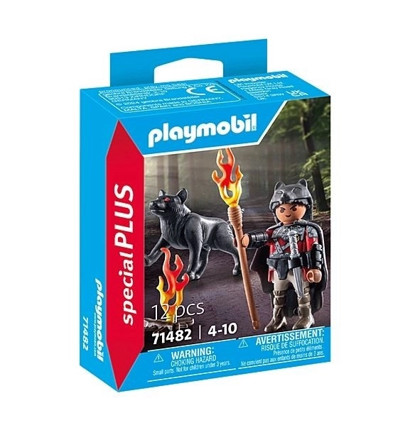 Playmobil Krieger mit Wolf