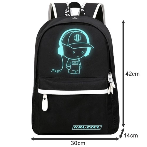 Reflektierende USB-Rucksack von Kruzzel