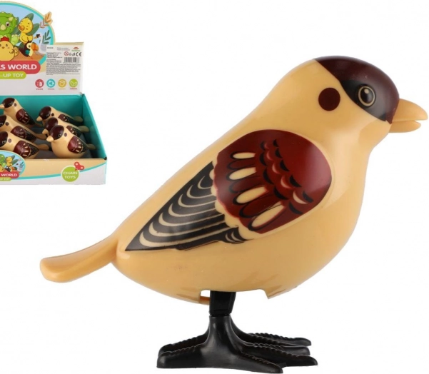 Springender Vogel mit Schlüssel 11 cm