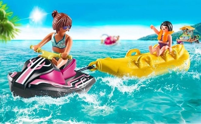 Playmobil Family Fun Starterpack Wasserscooter mit Bananenboot