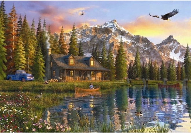 Anatolian Puzzle mit Ansicht am See