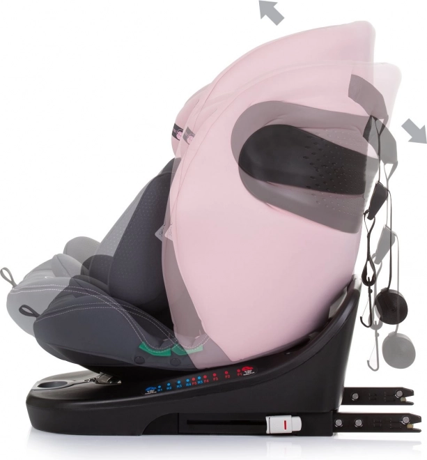 Chipolino Autokindersitz Motion i-Size Flamingo