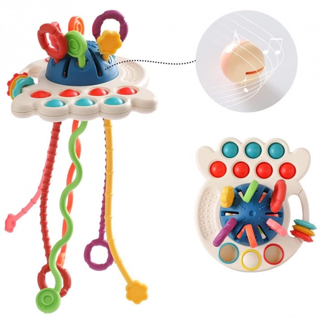 Montessori Sinnes-Spielzeug & Beißring für Babys
