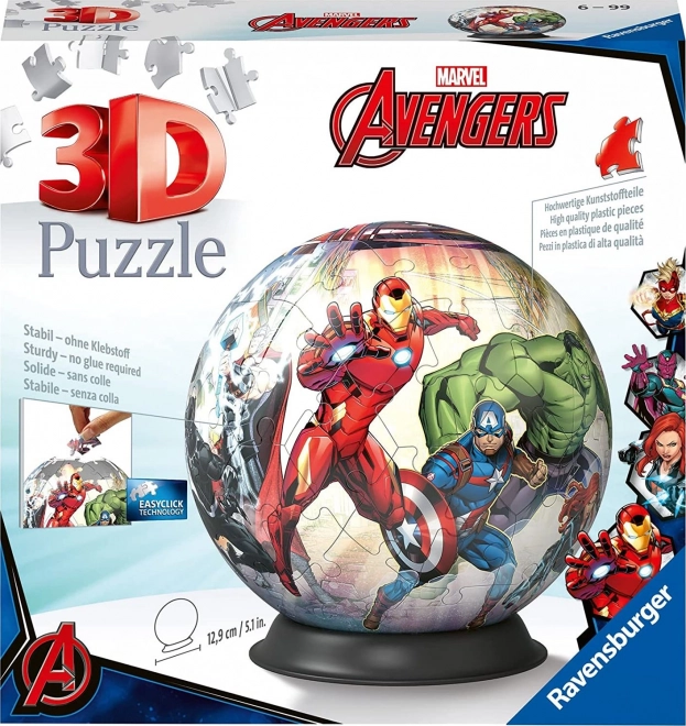 3D Puzzleball Marvel Avengers