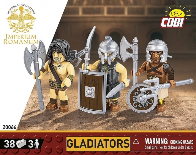 Imperium Romanum Bauklötze - Gladiatoren 3 Figuren