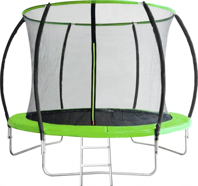 Trampolin Deluxe 305 cm mit Sicherheitsnetz und Leiter