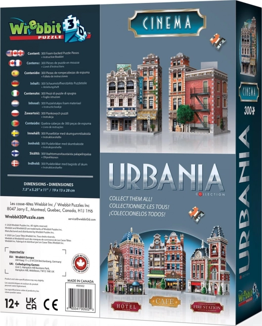 Wrebbit 3D Puzzle Urbania Kino