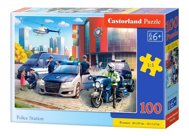 Polizeistation Puzzle 100 Teile