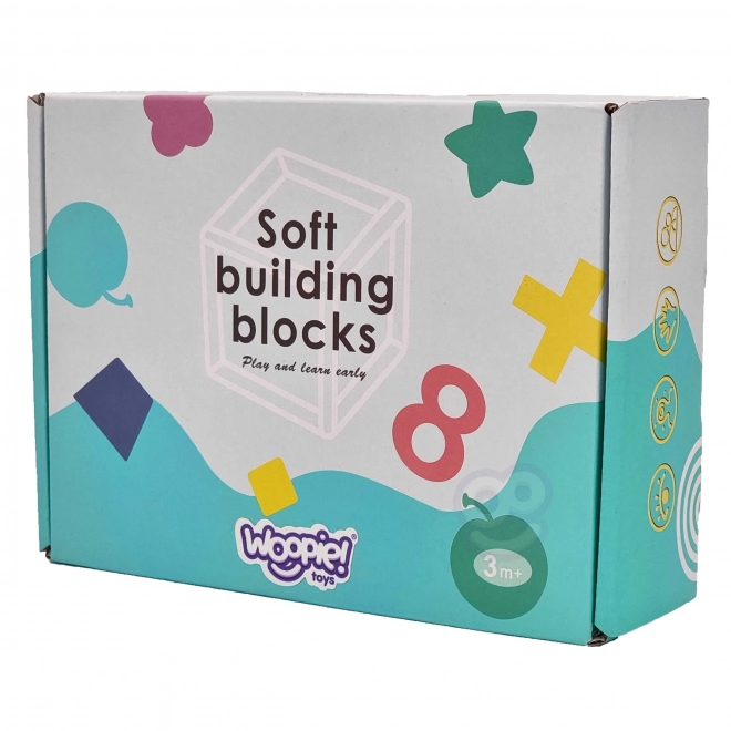 Woopie Baby Sensorische Bausteine 12-teiliges Puzzle