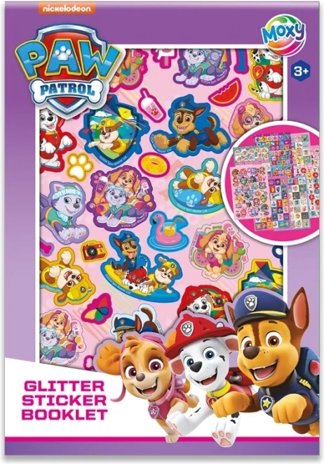 Glitzernde Aufkleber PAW Patrol