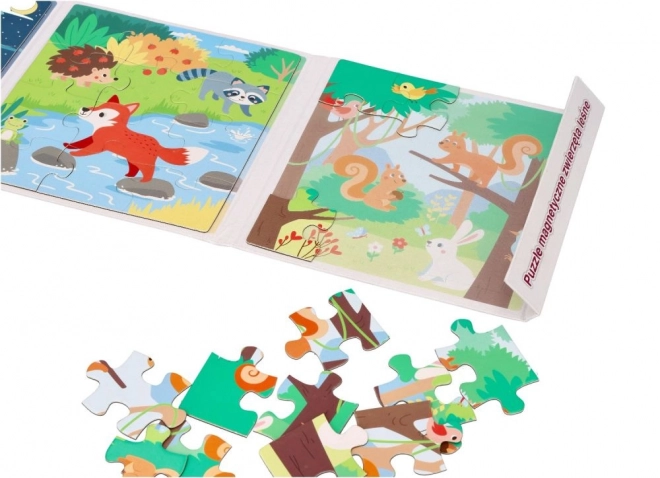 Magnetisches Puzzle Waldtiere