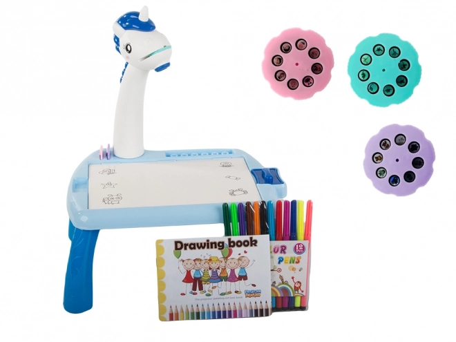 Rückprojektor Zeichentisch Kinder Kreativset