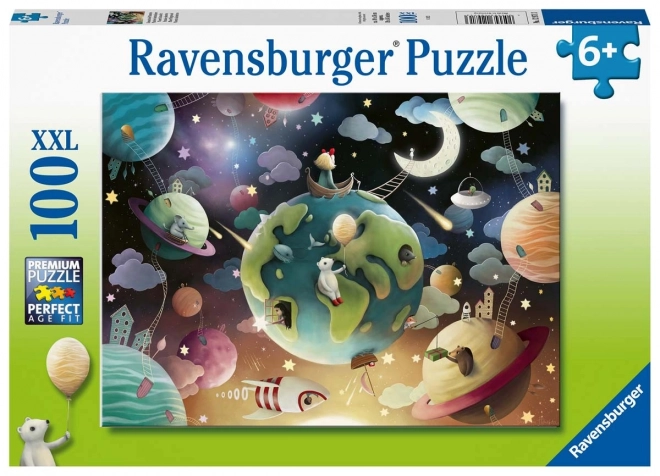 Ravensburger Puzzle Kosmischer Spielplatz 100 Teile