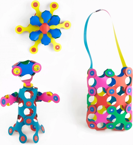 Magnetpuzzle Rainbow Clixo, 42 Teile