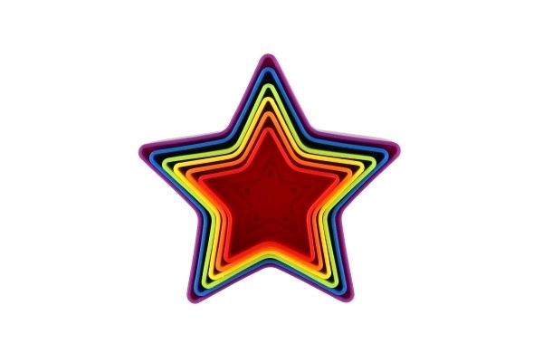 Bunte Sterneturm Bausatz